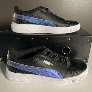 Puma Vikky V3 Bioluminescence Ac Slip-on Sneakers (Youth Girls 2C) Black Shoes